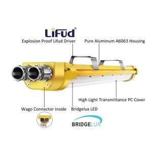 2 stycken (1 kartong) LED Armatur Ex klassad 40W