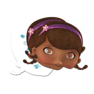 Inbjudningskort & ansiktsmasker Doc McStuffinss 4-pack