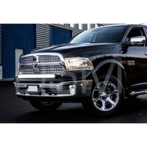 Dodge RAM 1500 DSM LED-Ramp Giga 41″ 104cm Böjd + Monteringsfäste för montering på stötfångare