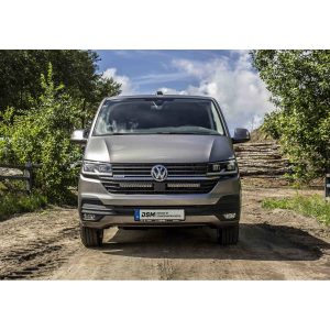 Volkswagen T6.1 (nya T6) LED-ramp – 2st Optibeam Captain 14tum + modellanpassat monteringsfäste