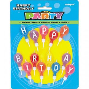 Happy Birthday tårtljus