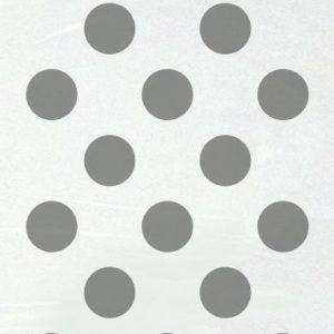 Cellofanpåse prickiga silver 20-pack