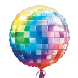 Heliumballong discokula i flera färger – 81 cm