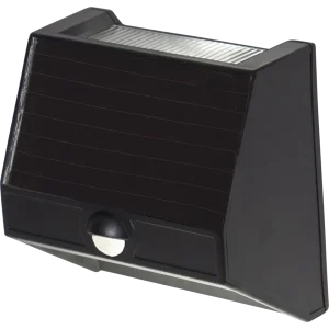 Solcellsvägglykta Wally 50/5 lumen – 11cm – Svart