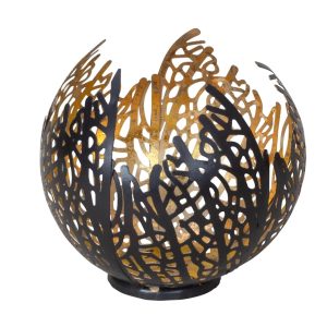 Midnattslykta – svart & guld