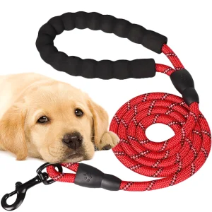 Hundkoppel med skumhandtag (1,2 m)
