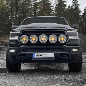 DODGE RAM 19-23+ Optibeam NIN9 LED Extraljus Grill Kit