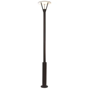 Malmbergs Stolplykta Eklof, LED, Mörkgrå, 1×15,7W, IP54
