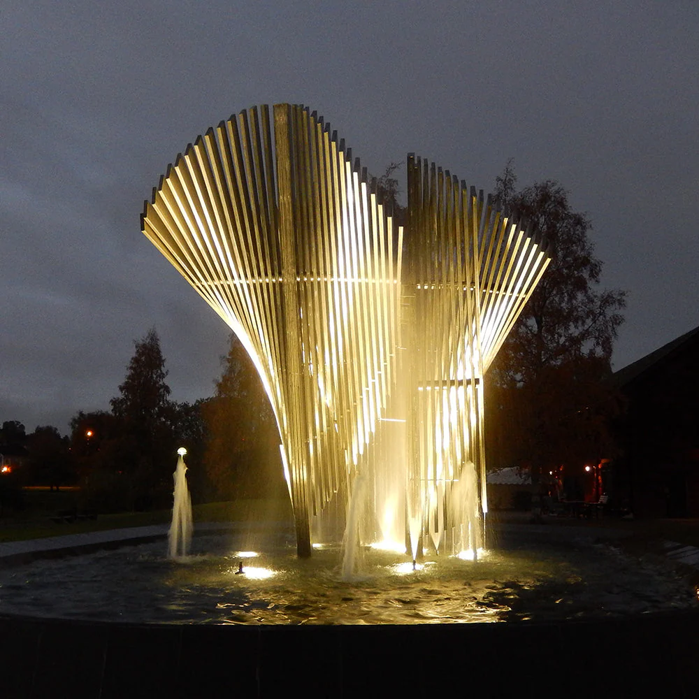 6 stycken (1 kartong) LED Fontän 24W med stativ - Bild 3