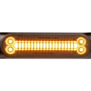 Blixtljus Optibeam SX6 Dark – Orange positionsljus