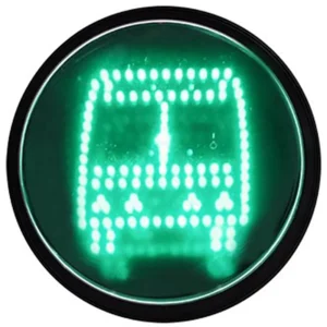 LED Trafiksignallampa 200 Grön Buss / Tåg