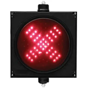 4 stycken LED Trafiksignal 200 Enkel Röd X