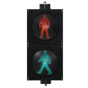 4 stycken LED Trafiksignal 200 Dubbel med Figurer Hög Effekt