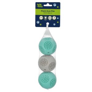 Hundboll med pipljud – 6 cm (3-pack)