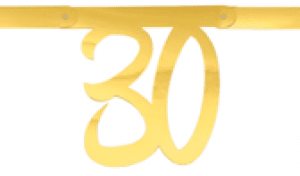 Banderoll 30 år