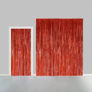 Dörrdraperi folie orange 240 x 100 cm