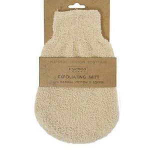 Hydrea Exfoliating Mitt Linnen med Koppar
