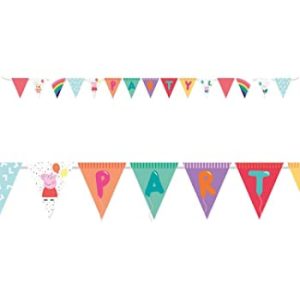 Flaggbanderoll Greta Gris – papp 330 cm