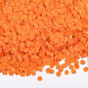 Papperskonfetti orange 100 gram