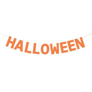 Banderoll Orange ”HALLOWEEN” 2,5m