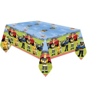 Brandman Sam Bordsduk Papper 120x180cm
