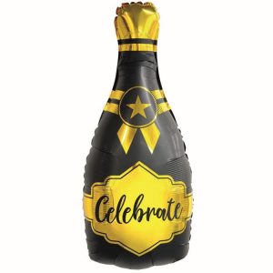 Folieballong Champagneflaska ”Celebrate”