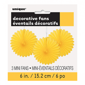 Foliesnurror gula 8-pack