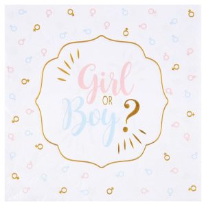 Girl Or Boy Servett 20-pack