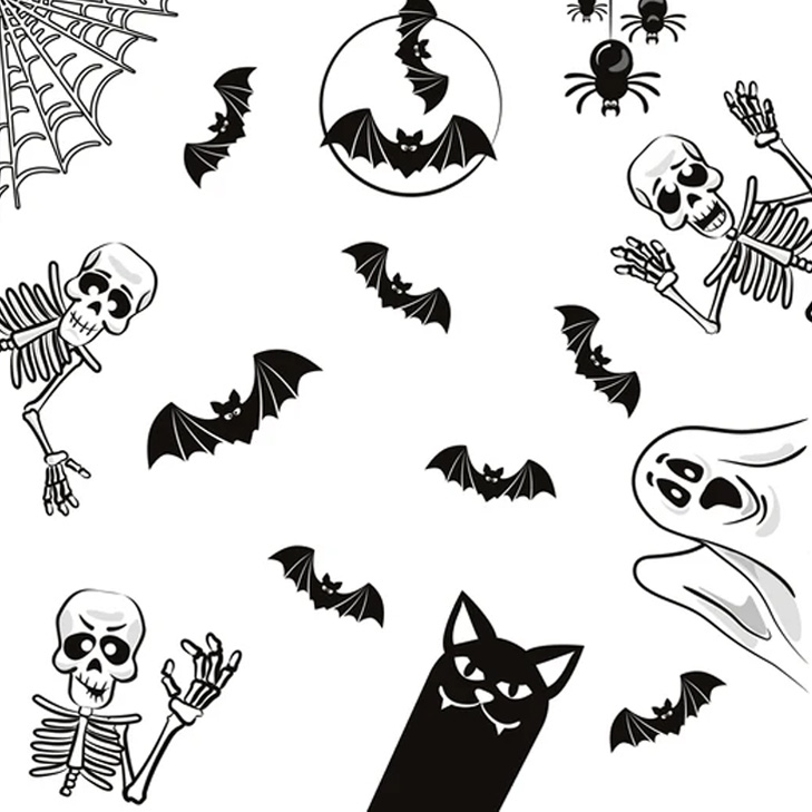 Halloween Fönsterklistermärken – Olika Motiv - Bild 3