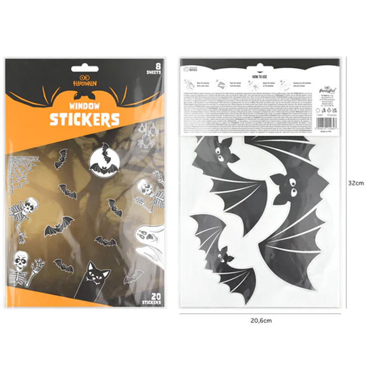 Halloween Fönsterklistermärken – Olika Motiv - Bild 4