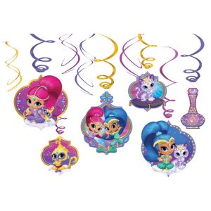 Hängande dekoration Shimmer & Shine 6 delar