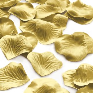 Konfetti Rosenblad Guld 100st