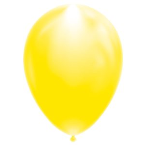 LED Ballonger Gul 30 cm 5-pack