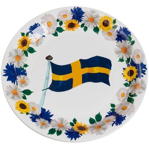 Midsommar Pappersassiette 8-pack