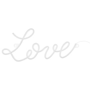 Neon LED Lampa ”Love” Vit