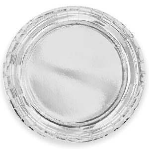 Papperstallrik Silver 23cm 6-pack