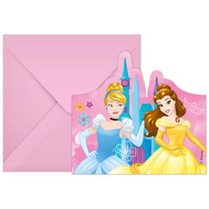 Prinsessor Inbjudningskort ”Live Your Story” 6-pack