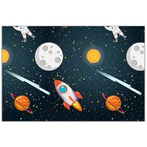 Rymdraket Bordsduk 120×180 cm