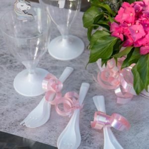 Skimrande rose presentband