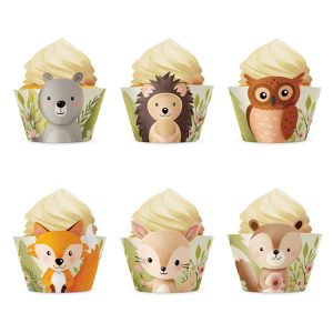 Skogens Vänner – Muffinsformar 6-pack