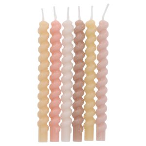 Skruvade Tårtljus 10-pack