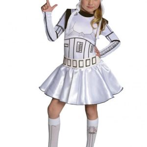 Star Wars Stormtrooper Barnmaskeraddräkt Flicka