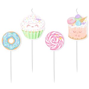 Tårtljus ”Crazy Cake” 4-pack