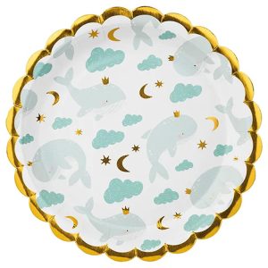 Val Baby Shower Pappersassiette 18cm 6-pack