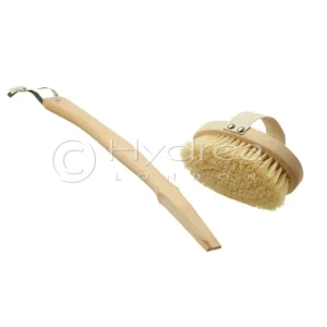 Hydrea Professional Dry Skin Body Brush with Cactus Bristles