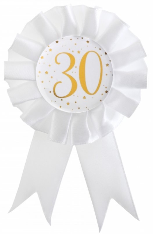 Rosett Vit & Guld 30 år - Bild 2