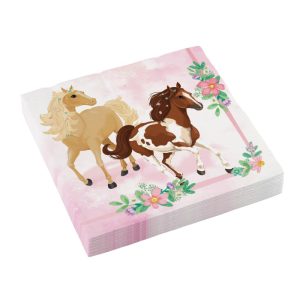 Servetter Söta Hästar 20-pack