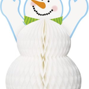 Bordsdekoration till jul – snögubbe 30 cm