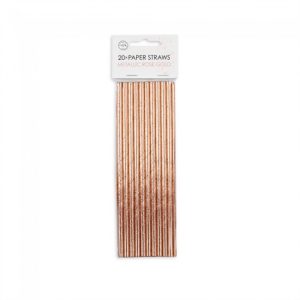 Sugrör rosé 20-pack