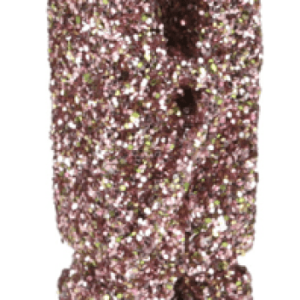 Tvättklämmor mini glitter-roseguld 12-pack